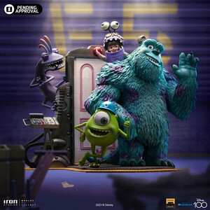 Iron Studios Monsters, Inc. 1/10 Deluxe Scale James P. Sullivan & Mike Wazowski 