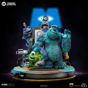 Iron Studios Monsters, Inc. 1/10 Deluxe Scale James P. Sullivan & Mike Wazowski 