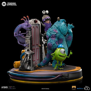 Iron Studios Monsters, Inc. 1/10 Deluxe Scale James P. Sullivan & Mike Wazowski 