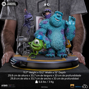 Iron Studios Monsters, Inc. 1/10 Deluxe Scale James P. Sullivan & Mike Wazowski 