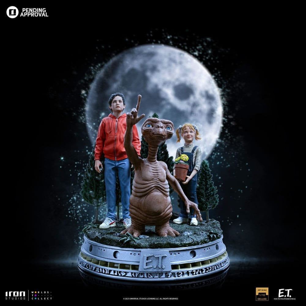 1/10サイズ　 E.T. エリオット　デラックス・アートスケール フィギュア Iron Studios E.T. The Extra-Terrestrial 1/10 Deluxe Art Scale E.T