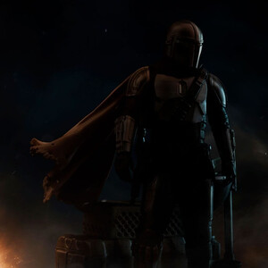 Iron Studios Star Wars The Mandalorian 1/10 Scale Din Djarin and Din Grogu 