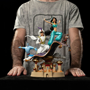 Iron Studios Disney 1/10 Deluxe Art Scale Aladdin and Yasmine 