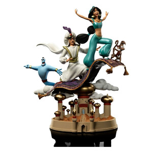 Iron Studios Disney 1/10 Deluxe Art Scale Aladdin and Yasmine 