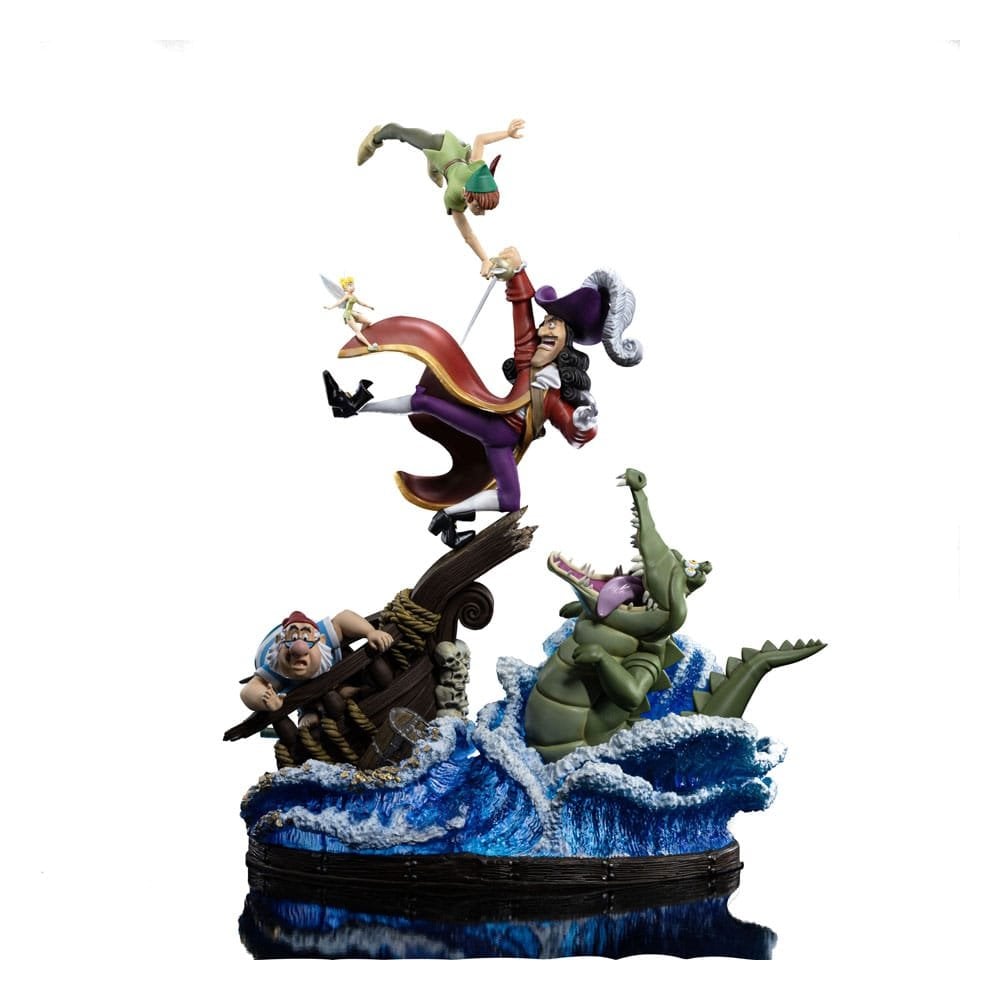 Iron Studios Disney 1/10 Deluxe Art Scale Peter Pan vs. Hook 