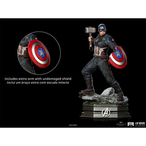Iron Studios Avengers Infinity Saga 1/4 Scale Legacy Replica Captain America 