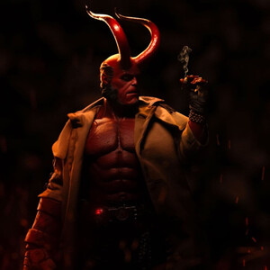 Iron Studios Hellboy 1/4 Deluxe Art Scale Hellboy 