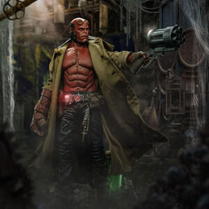 Iron Studios Hellboy 1/4 Deluxe Art Scale Hellboy 