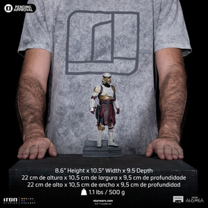 Iron Studios Star Wars Ahsoka 1/10 Art Scale Captain Enoch 