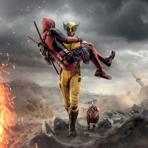 Iron Studios Deadpool 1/10 Scale Deluxe Art Scale 1/10 Deadpool & Wolverine 