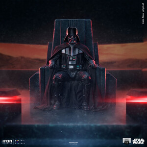 Iron Studios Star Wars 1/4 Legacy Replica Darth Vader on Throne 
