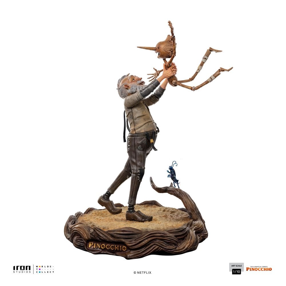 Iron Studios Pinocchio 1/10 Art Scale Gepeto & Pinocchio 