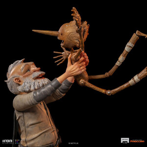 Iron Studios Pinocchio 1/10 Art Scale Gepeto & Pinocchio 