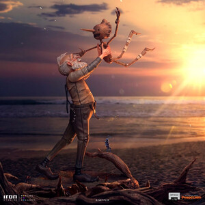 Iron Studios Pinocchio 1/10 Art Scale Gepeto & Pinocchio 