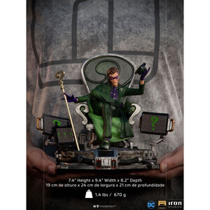 Iron Studios DC Comics Deluxe 1/10 Art Scale The Riddler 