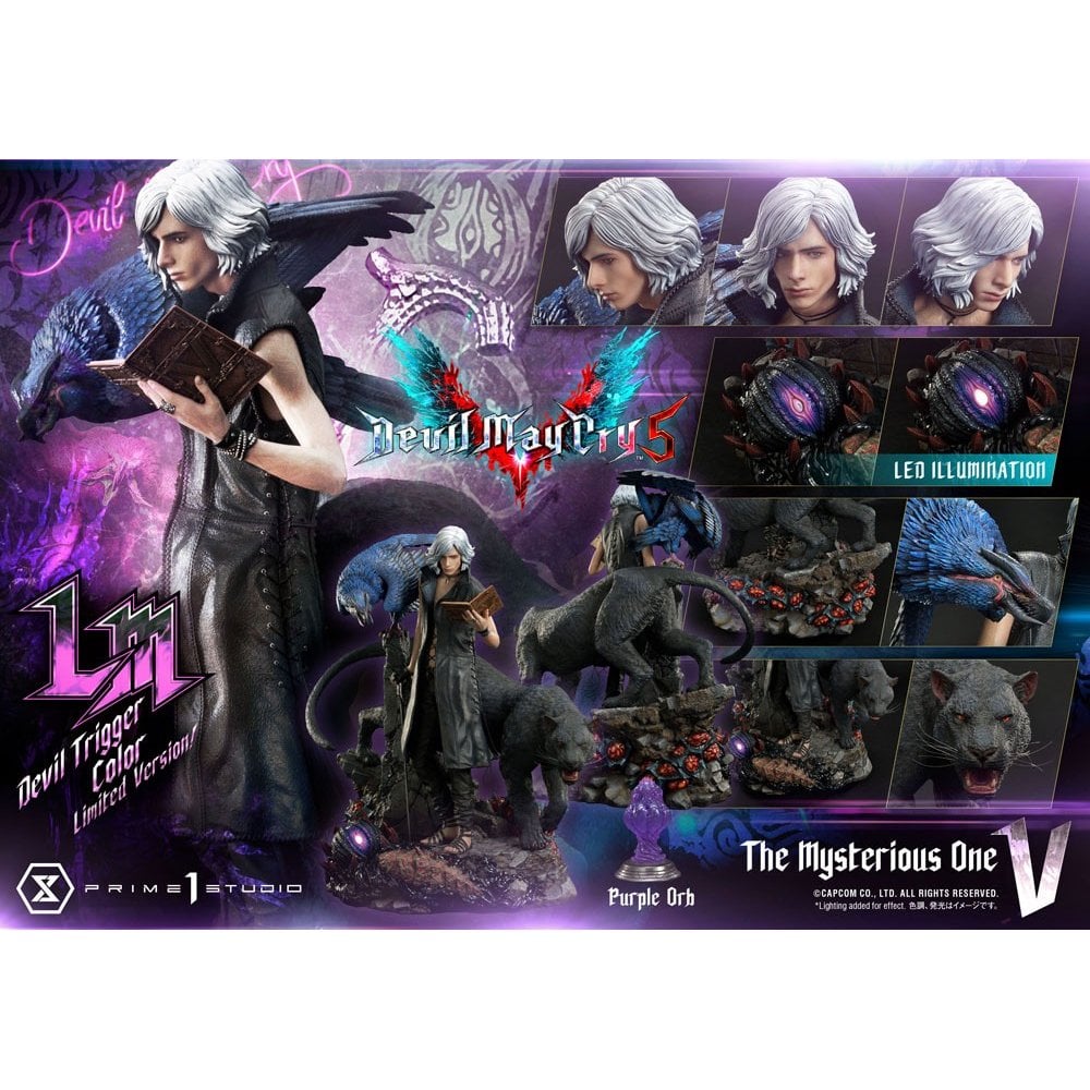 Prime 1 Studio Devil May Cry 5 1/4 Scale Ultimate Premium Masterline V Devil Trigger Color Version 