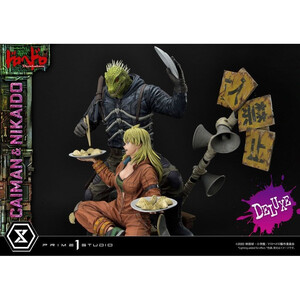 Prime 1 Studio Dorohedoro 1/4 Scale Ultimate Premium Masterline Caiman & Nikaido Deluxe Version 