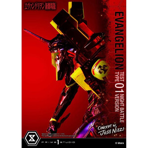 Prime 1 Studio Evangelion Non Scale Ultimate Diorama Masterline Test Type 01 Night Battle Version Concept by Josh Nizzi 