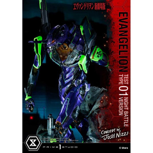 Prime 1 Studio Evangelion Non Scale Ultimate Diorama Masterline Test Type 01 Night Battle Version Concept by Josh Nizzi 