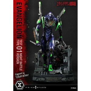 Prime 1 Studio Evangelion Non Scale Ultimate Diorama Masterline Test Type 01 Night Battle Version Concept by Josh Nizzi 