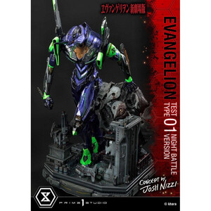 Prime 1 Studio Evangelion Non Scale Ultimate Diorama Masterline Test Type 01 Night Battle Version Concept by Josh Nizzi 
