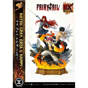 Prime 1 Studio Fairy Tail 1/6 Scale Concept Masterline Natsu, Gray, Erza, Happy Deluxe Version 