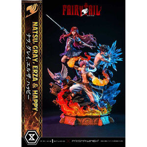 Prime 1 Studio Fairy Tail 1/6 Scale Concept Masterline Natsu, Gray, Erza, Happy Deluxe Version 