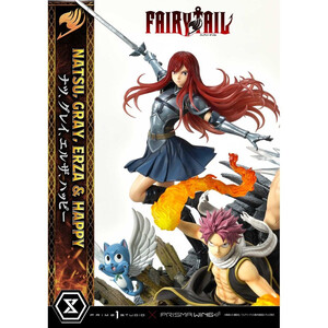 Prime 1 Studio Fairy Tail 1/6 Scale Concept Masterline Natsu, Gray, Erza, Happy Deluxe Version 