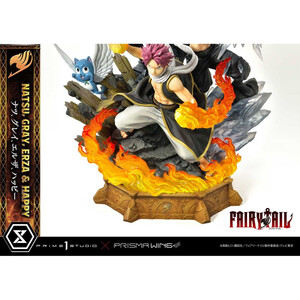 Prime 1 Studio Fairy Tail 1/6 Scale Concept Masterline Natsu, Gray, Erza, Happy Deluxe Version 