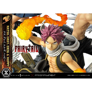 Prime 1 Studio Fairy Tail 1/6 Scale Concept Masterline Natsu, Gray, Erza, Happy Deluxe Version 