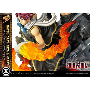 Prime 1 Studio Fairy Tail 1/6 Scale Concept Masterline Natsu, Gray, Erza, Happy Deluxe Version 