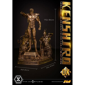 Prime 1 Studio Fist of the North Star 1/4 Scale Premium Masterline Kenshiro You Are Already Dead Deluxe Gold Version 