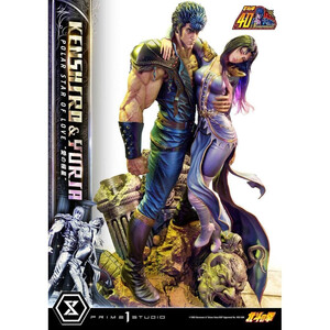 Prime 1 Studio Fist of the North Star Ultimate Premium Masterline Series Polar Star of Love Kenshiro & Yuria 