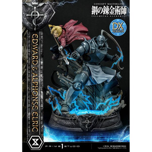 Prime 1 Studio Fullmetal Alchemist 1/6 Scale Concept Masterline Edward & Alphonse Elric Deluxe Version 