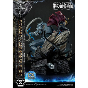 Prime 1 Studio Fullmetal Alchemist 1/6 Scale Concept Masterline Edward & Alphonse Elric Deluxe Version 