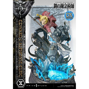 Prime 1 Studio Fullmetal Alchemist 1/6 Scale Concept Masterline Edward & Alphonse Elric Deluxe Version 