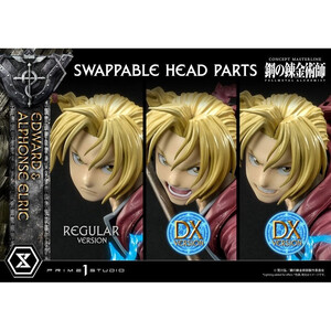 Prime 1 Studio Fullmetal Alchemist 1/6 Scale Concept Masterline Edward & Alphonse Elric Deluxe Version 