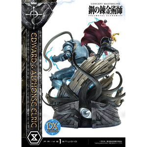 Prime 1 Studio Fullmetal Alchemist 1/6 Scale Concept Masterline Edward & Alphonse Elric Deluxe Version 