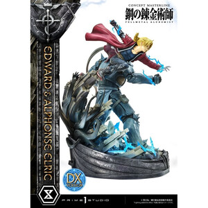 Prime 1 Studio Fullmetal Alchemist 1/6 Scale Concept Masterline Edward & Alphonse Elric Deluxe Version 