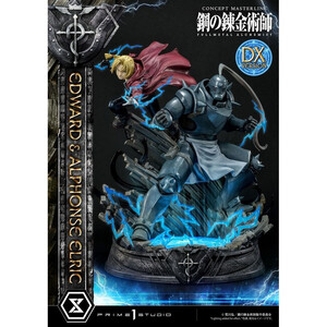 Prime 1 Studio Fullmetal Alchemist 1/6 Scale Concept Masterline Edward & Alphonse Elric Deluxe Version 