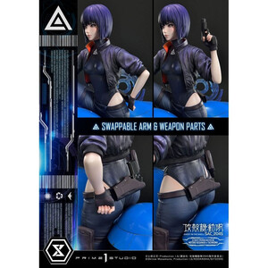Prime 1 Studio Ghost in the Shell SAC_2045 1/4 Scale Ultimate Premium Masterline Motoko Kusanagi and Tachikoma 