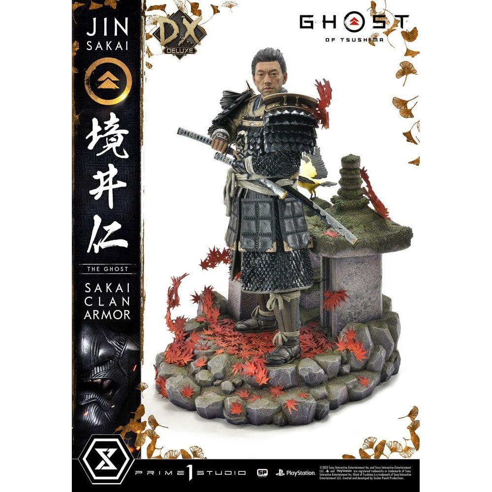 Prime 1 Studio Ghost of Tsushima 1/4 Scale Ultimate Premium Masterline Sakai Clan Armor Deluxe Bonus Version 