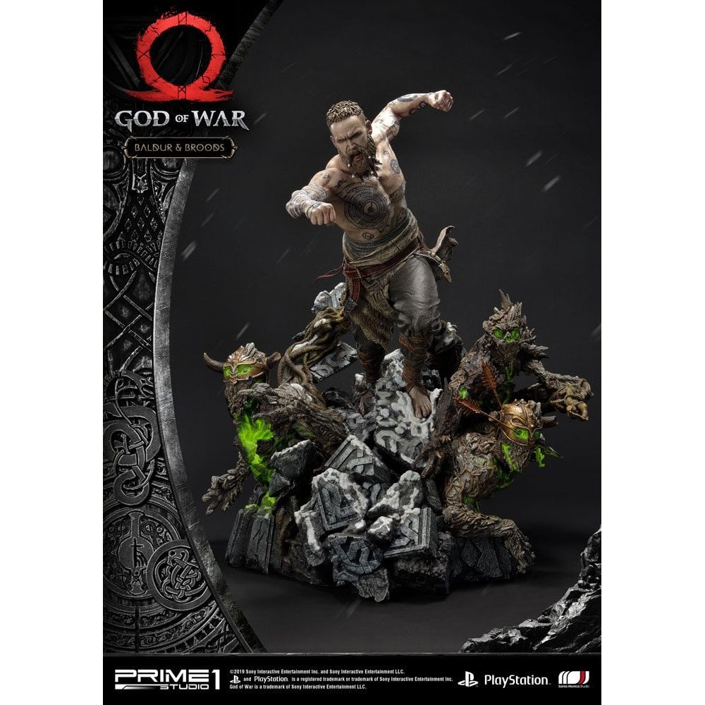 Prime 1 Studio God of War (2018) 1/4 Scale Ultimate Premium Masterline Baldur & Broods 