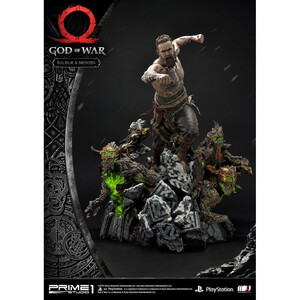 Prime 1 Studio God of War (2018) 1/4 Scale Ultimate Premium Masterline Baldur & Broods 