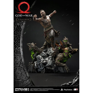 Prime 1 Studio God of War (2018) 1/4 Scale Ultimate Premium Masterline Baldur & Broods 