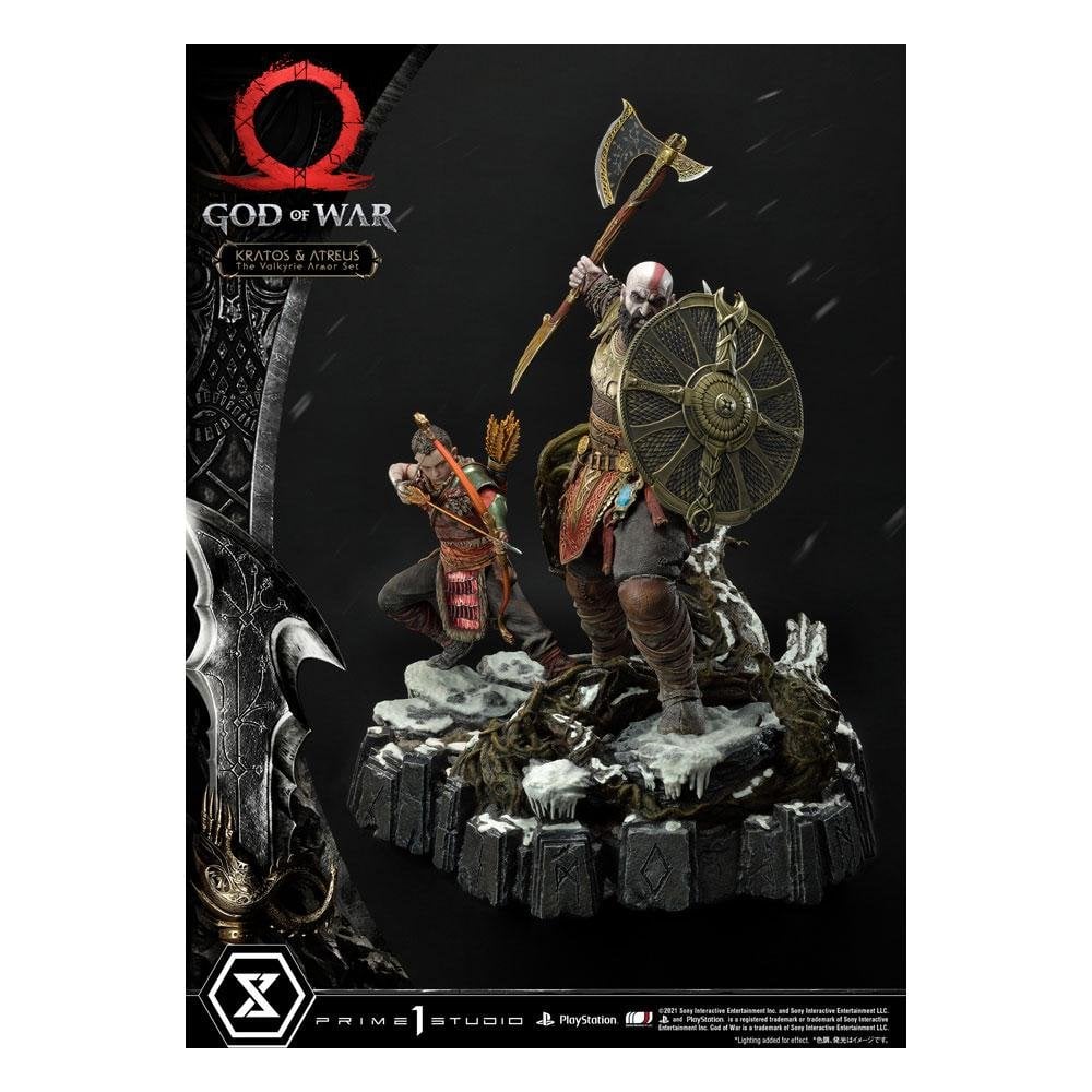 Prime 1 Studio God of War Premium Masterline Series Kratos and Atreus in the Valkyrie 
