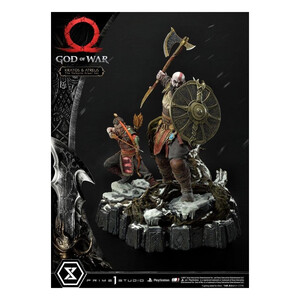 Prime 1 Studio God of War Premium Masterline Series Kratos and Atreus in the Valkyrie 