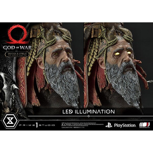 Prime 1 Studio God of War Premium Masterline Series Kratos and Atreus in the Valkyrie 