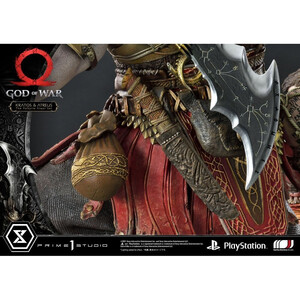 Prime 1 Studio God of War Premium Masterline Series Kratos and Atreus in the Valkyrie 
