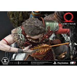 Prime 1 Studio God of War Premium Masterline Series Kratos and Atreus in the Valkyrie 